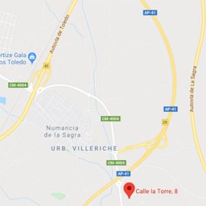 mapa ubicacion Sedema carpinteria