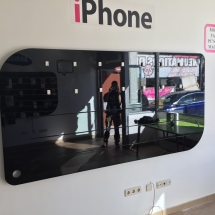 panel telefonia alto brillo