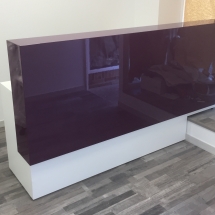 mostrador en laca a medida