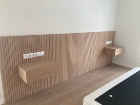 CABECERO CON MESILLAS CABECERO CON MESILLAS