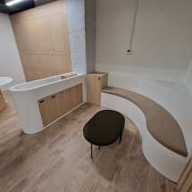 MUEBLES CURVOS LACADOS